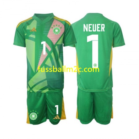 Fußballtrikots Deutschland Manuel Neuer 1 Torwart Kinder Ausweich Trikotsatz 2024-2025 Fußballtrikots Deutschland Manuel Neuer 1 Torwart Kinder Ausweich Trikotsatz 2024-2025